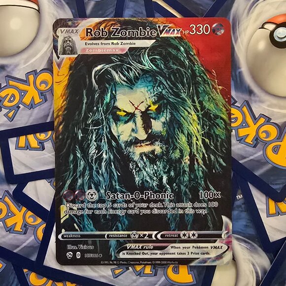 Rob Zombie Pokemon Card - White Zombie - Picture 1 of 8